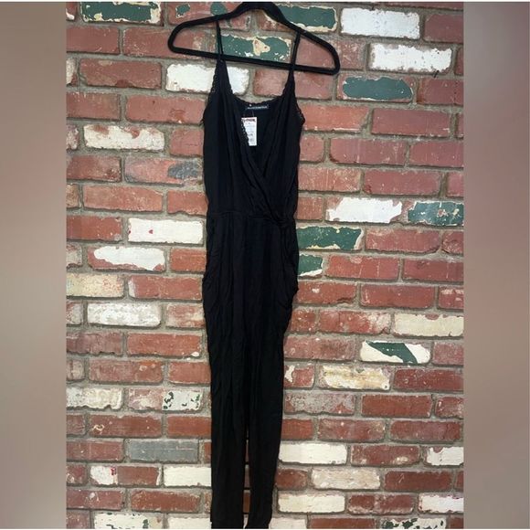 NWOT Brandy Melville Black Jumpsuit One Size - Picture 2 of 5